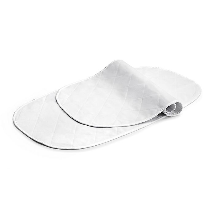 slide 1 of 1, Graco Pack'N Play Changing Table Pad Cover - White, 2 ct