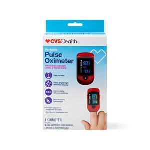 slide 1 of 1, CVS Health Portable Pulse Oximeter, 1 ct