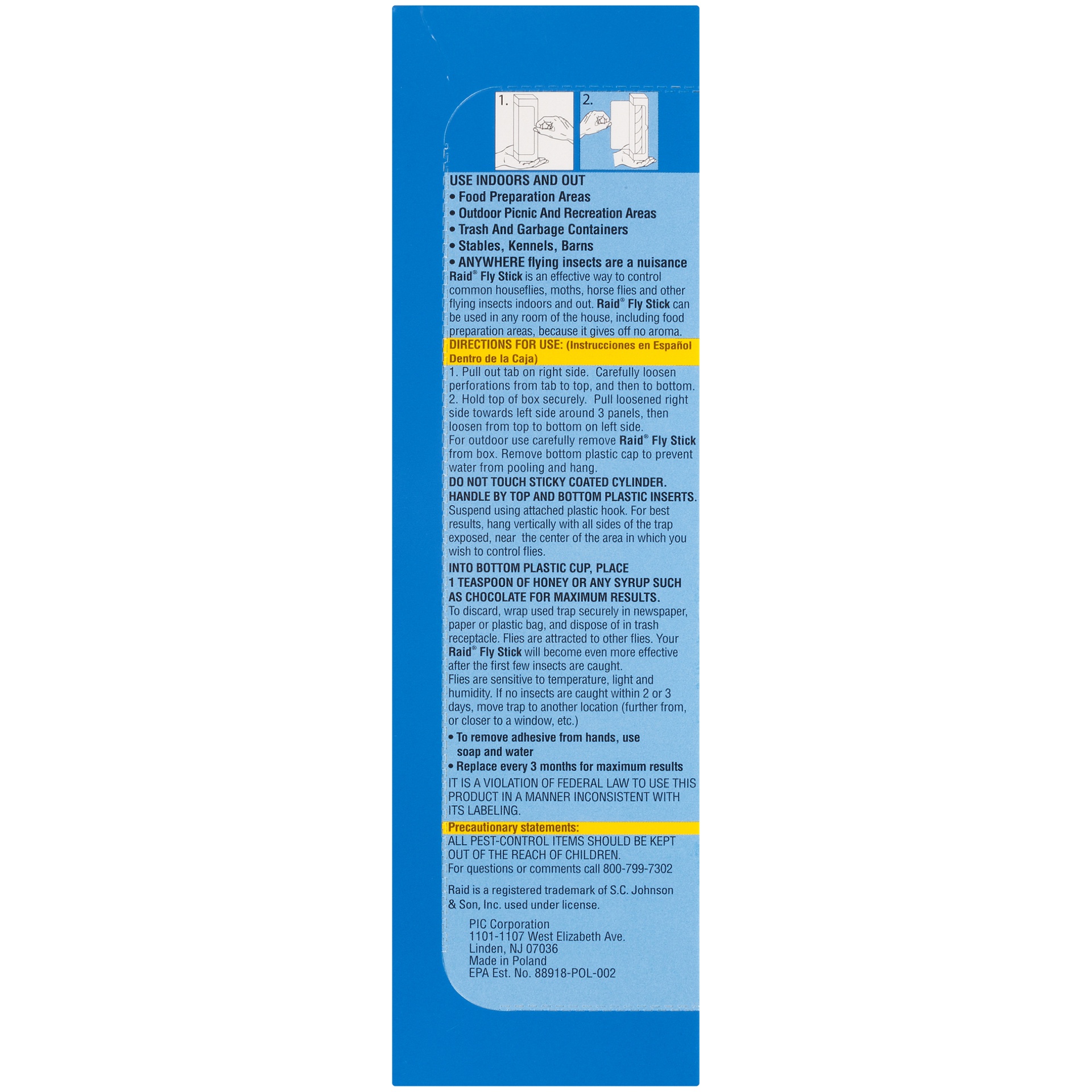 slide 6 of 6, Raid Jumbo Fly Stick, 1 ct