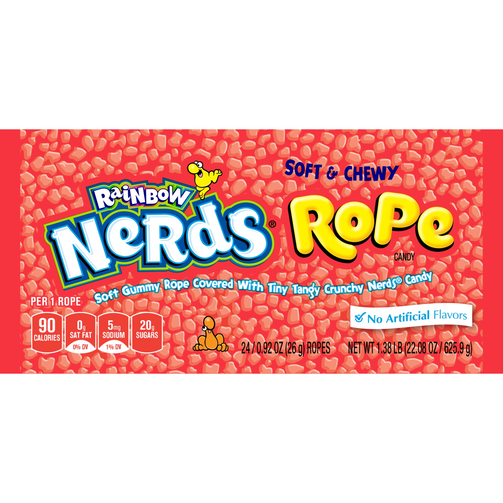 slide 8 of 8, Nerds Rope Candy 0.92 Oz, 24Ct, 228 oz