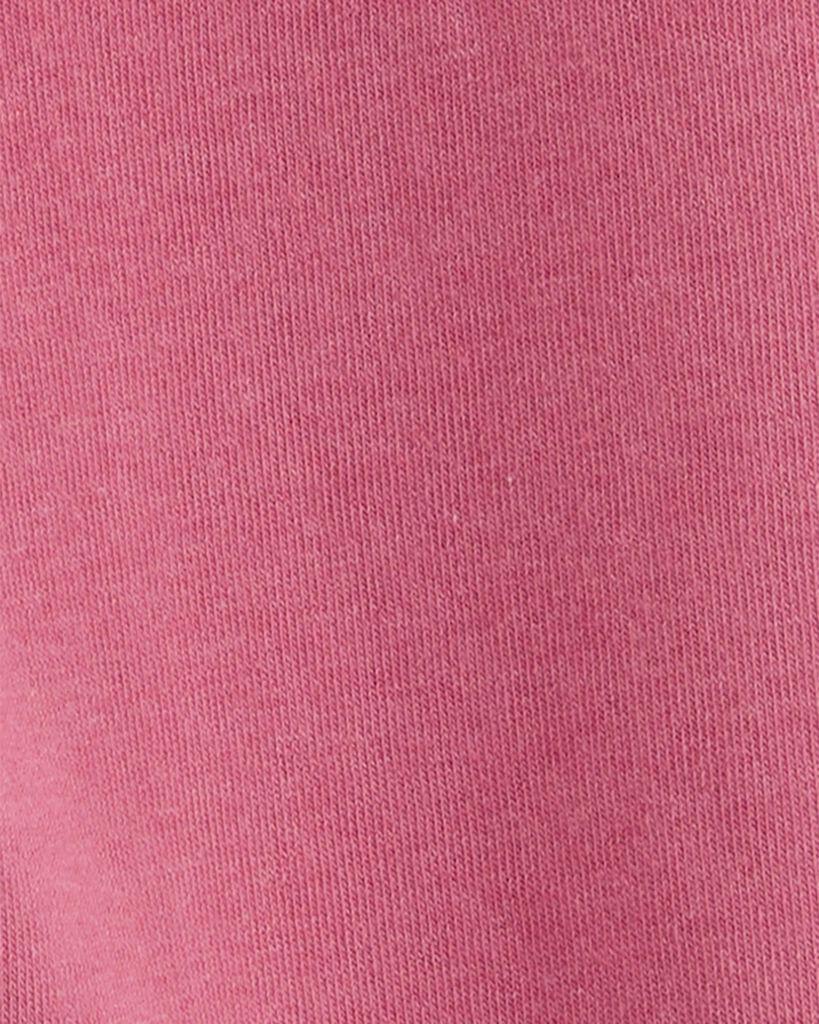 slide 3 of 3, Oshkosh Toddler Fleece Drawstring Joggers Pink 5T, 1 ct