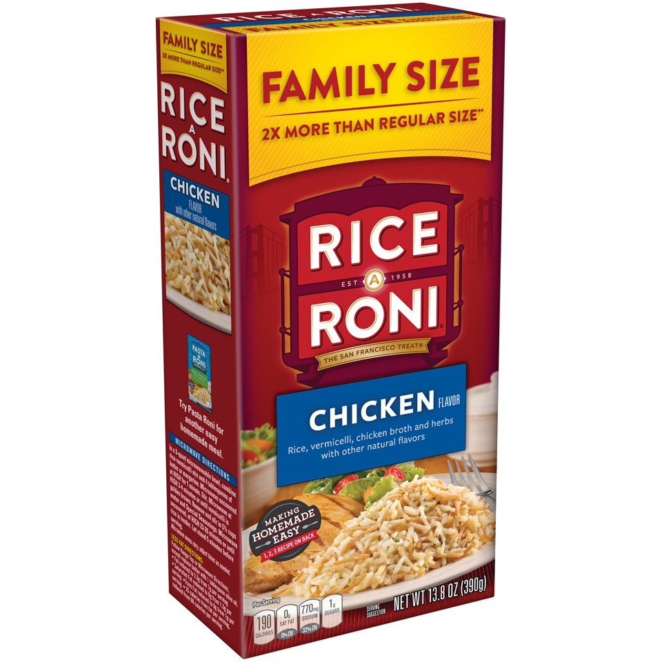 slide 3 of 4, Rice-A-Roni Rice Mix, Chicken, 13.8 oz