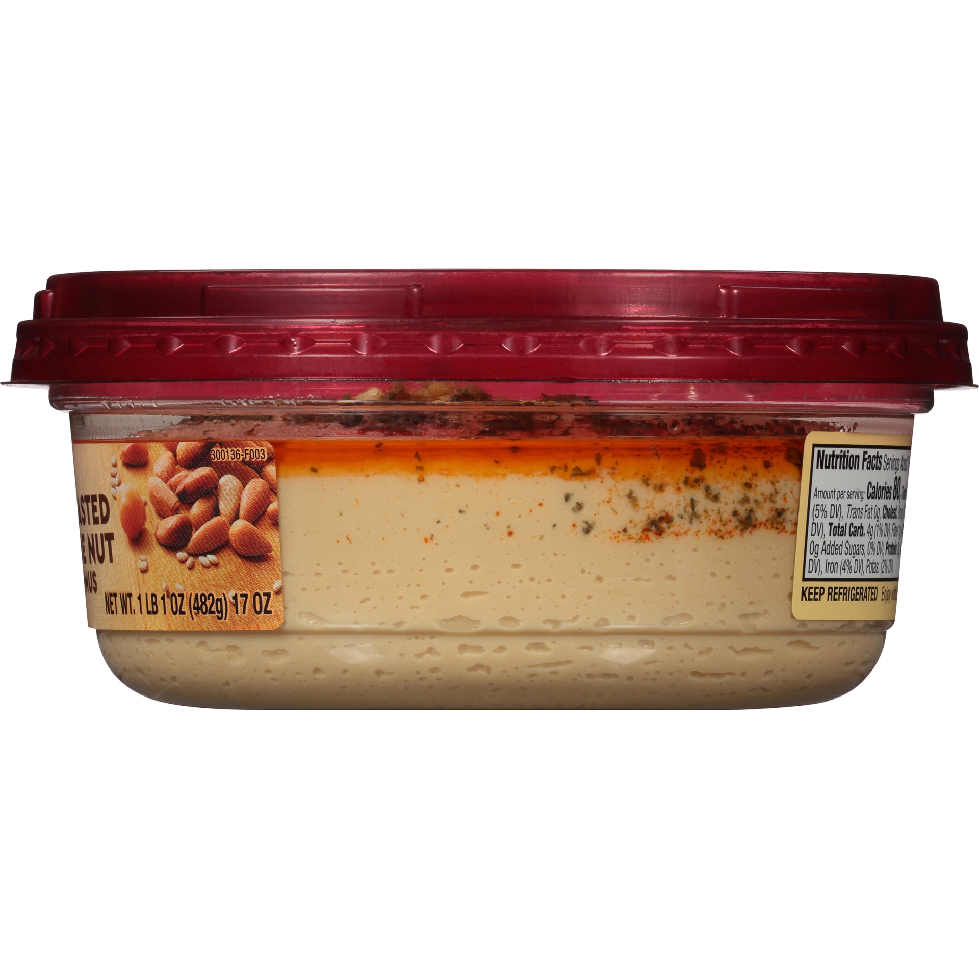 slide 5 of 6, Sabra Roasted Pine Nut Hummus, Family Size, 17 oz, 17 oz