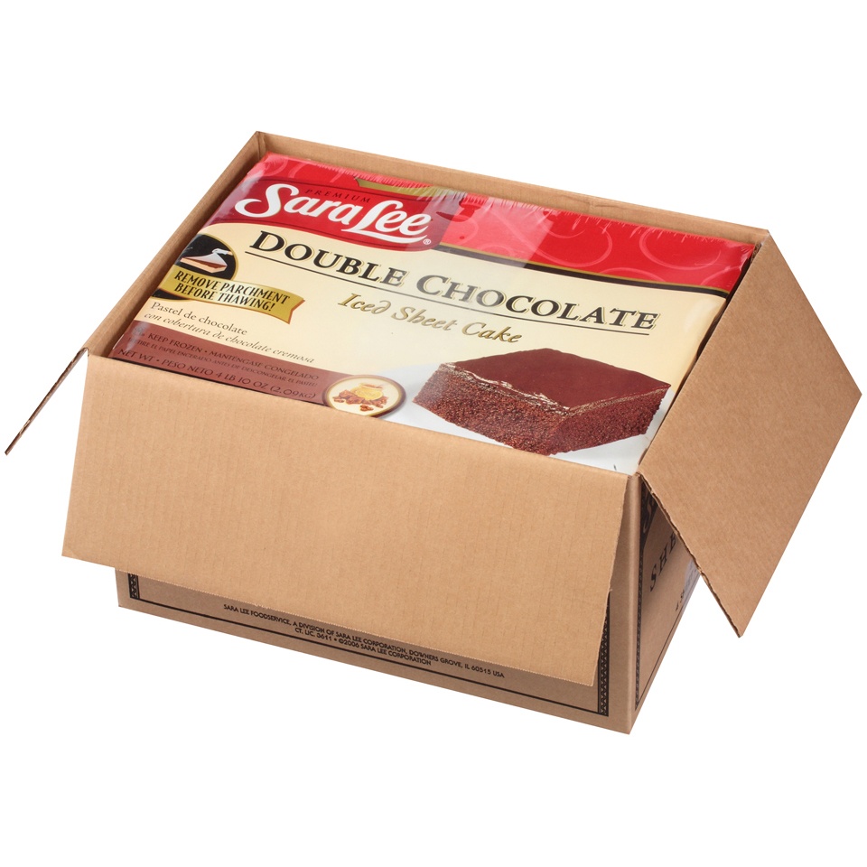 slide 2 of 2, Sara Lee Double Chocolate Sheet Cake, 74 oz