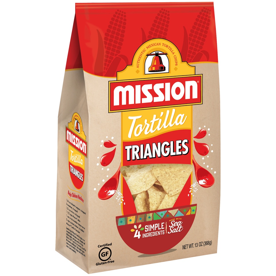 slide 3 of 6, Mission Tortilla Chip Triangles - 11oz, 13 oz