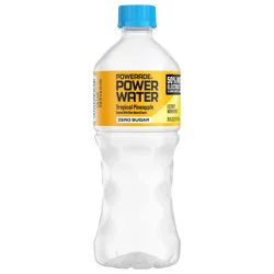 POWERADE Power Water Zero Sugar Tropical Pineapple Bottle, 20 fl oz