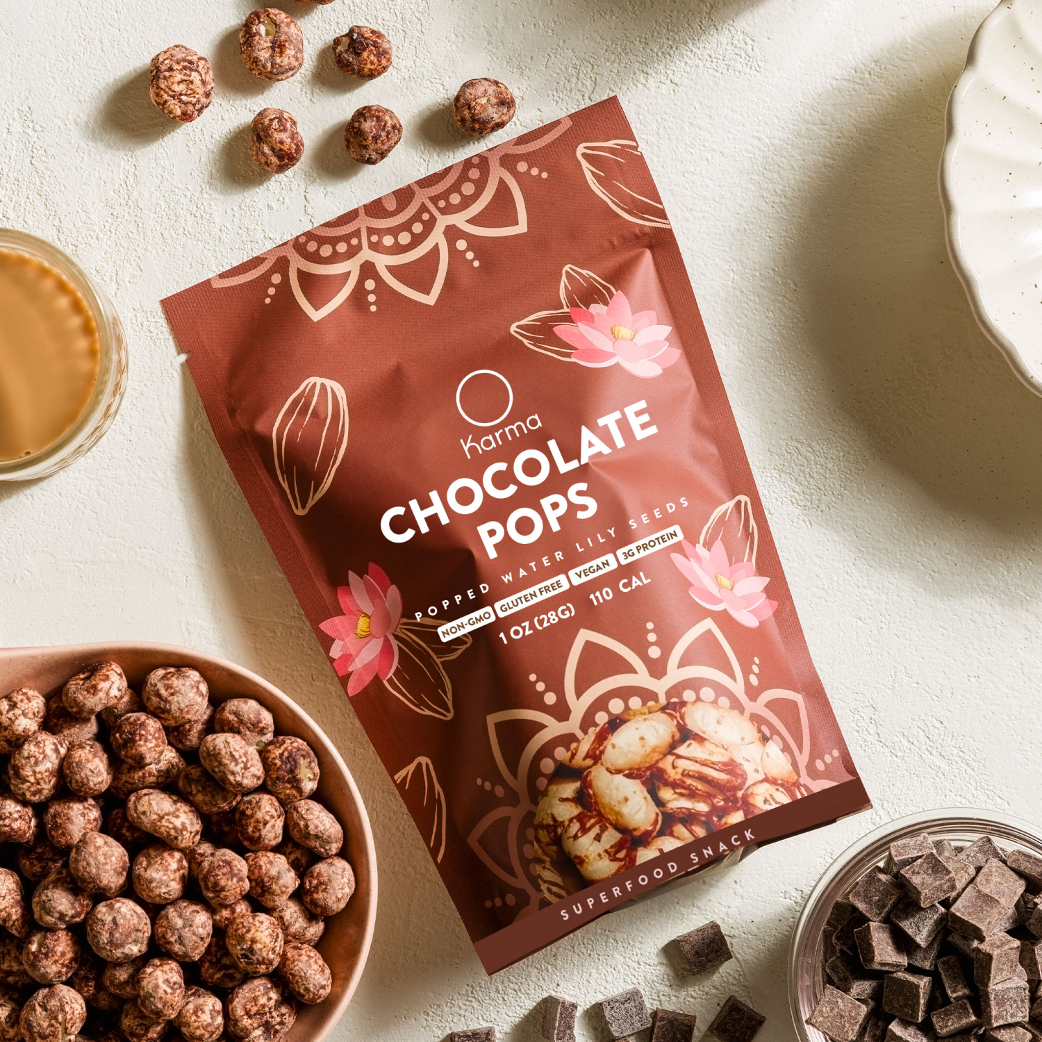 slide 2 of 2, Karma Chocolate Pops, 1 oz