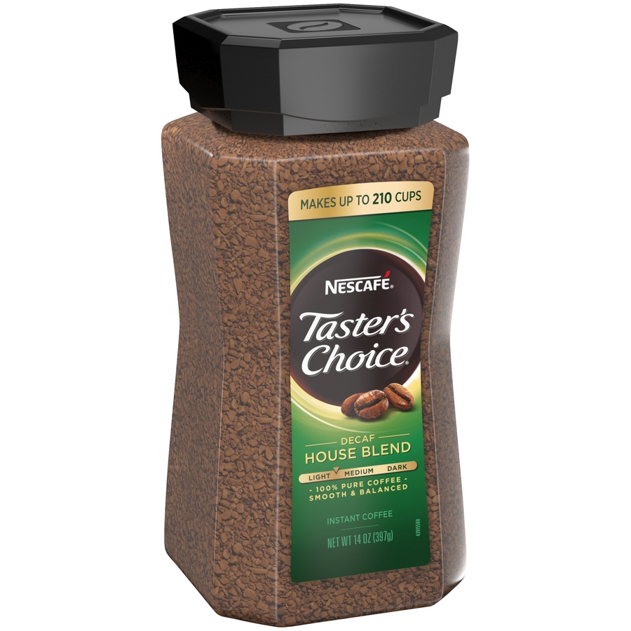 slide 2 of 7, Taster's Choice Decaf Instant Coffee, 14 oz