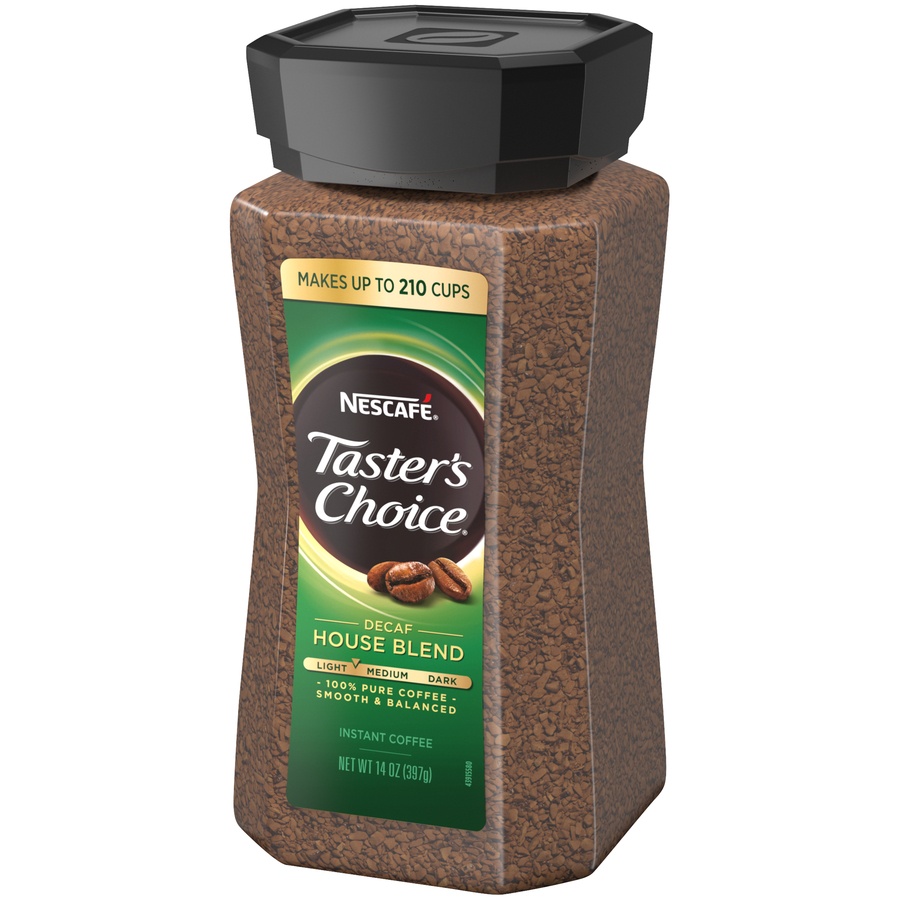 slide 3 of 7, Taster's Choice Decaf Instant Coffee, 14 oz
