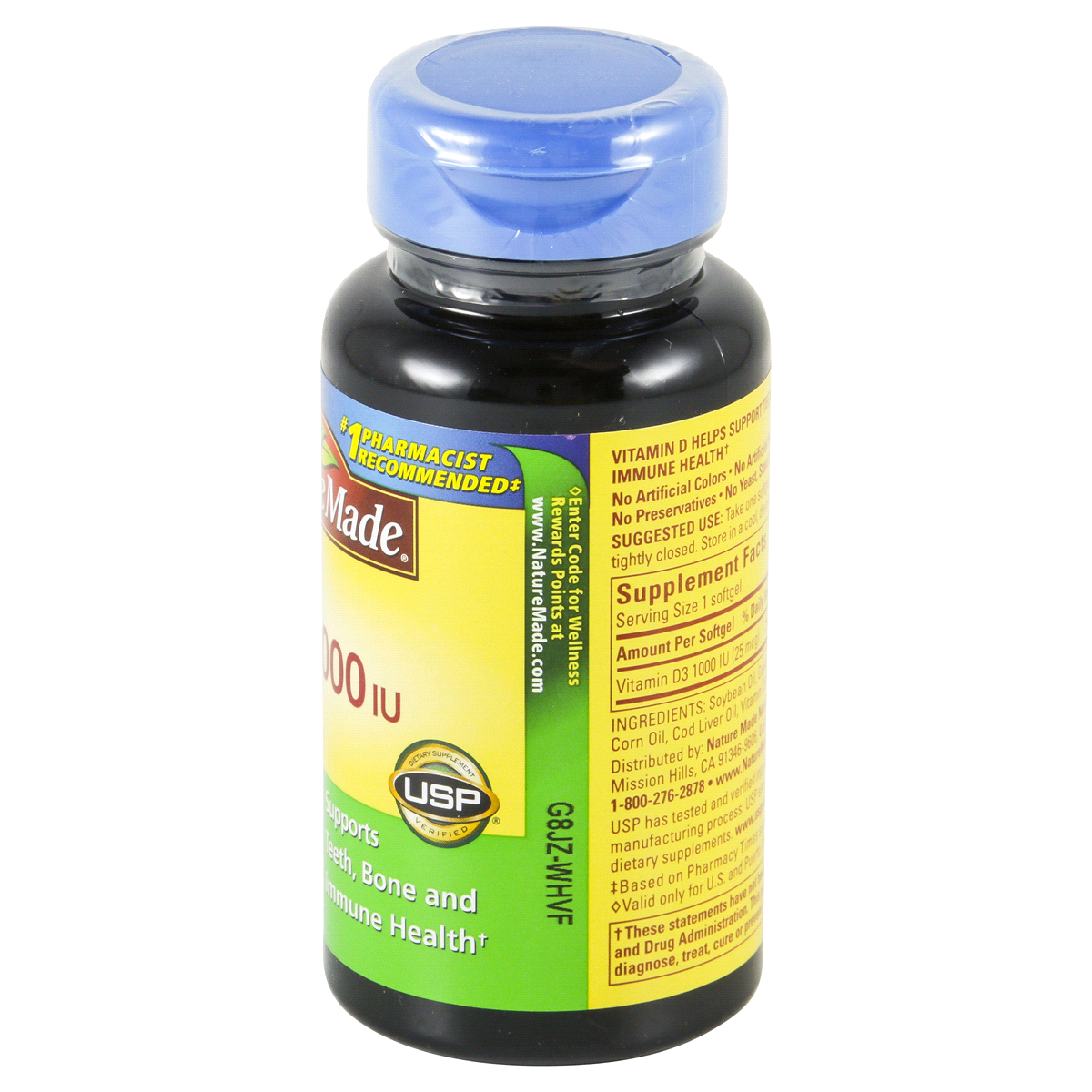 slide 4 of 4, Nature Made Vitamin D3 Dietary Supplement Liquid Softgels, 100 ct