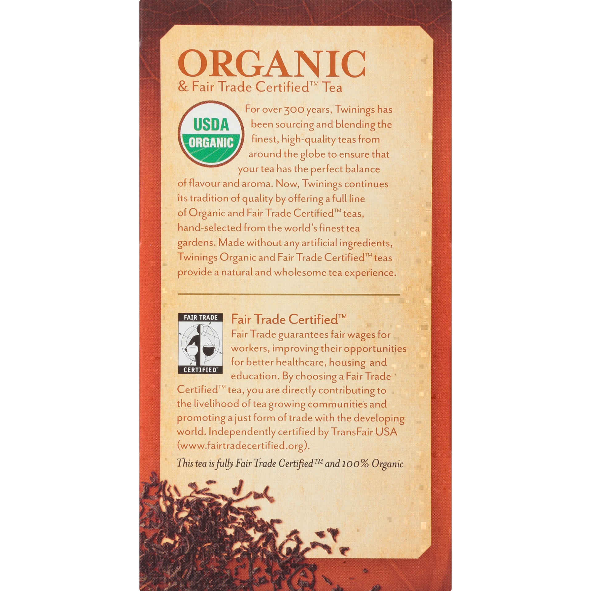 slide 4 of 7, Twinnings of London 100% Organic Black Tea, Chai - 1.41 oz, 1.41 oz