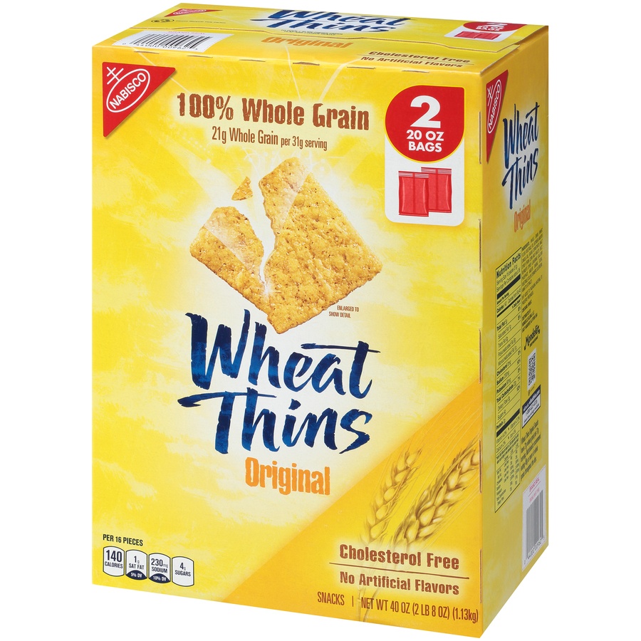 slide 4 of 8, Wheat Thin Original Crackers, 40 oz