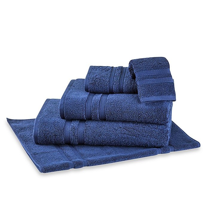 slide 1 of 1, Wamsutta Perfect Soft MICRO COTTON Hand Towel - Denim Blue, 1 ct