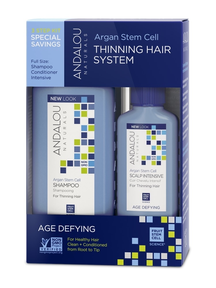 slide 1 of 1, Andalou Naturals Age Defying Thinning Hair System Kit, 1 ct