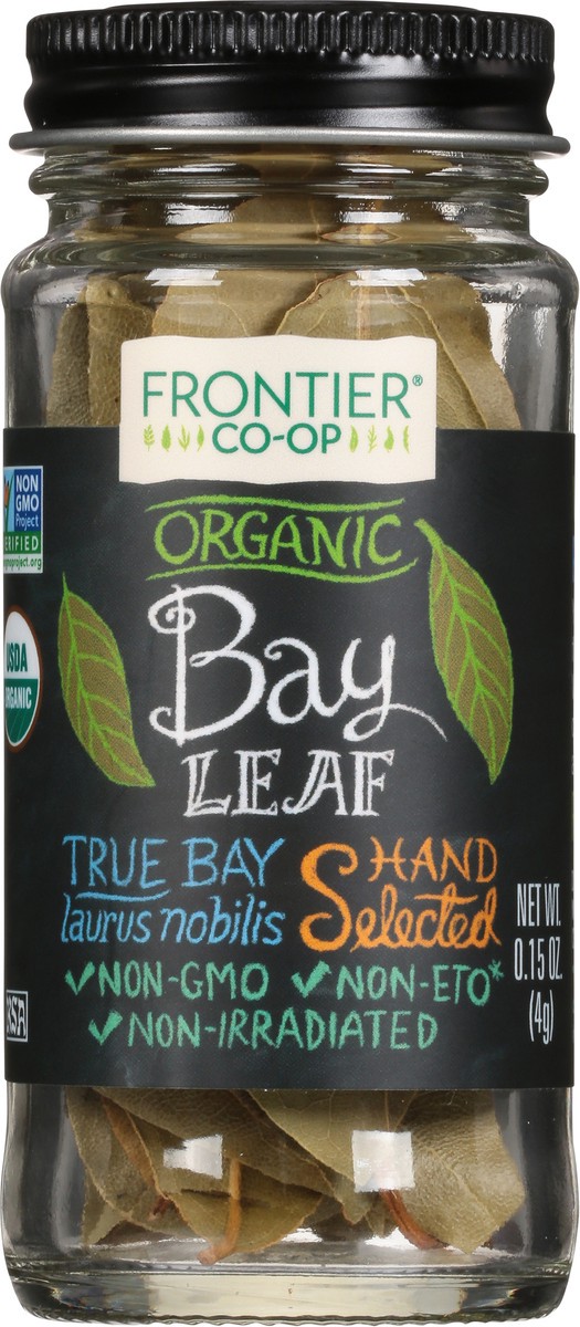 slide 4 of 10, Frontier Bay Leaf Whole Org, 0.16 oz