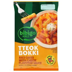 Bibigo Tteokbokki Rice Cakes with Cheese Flavored Sauce 12.69 oz