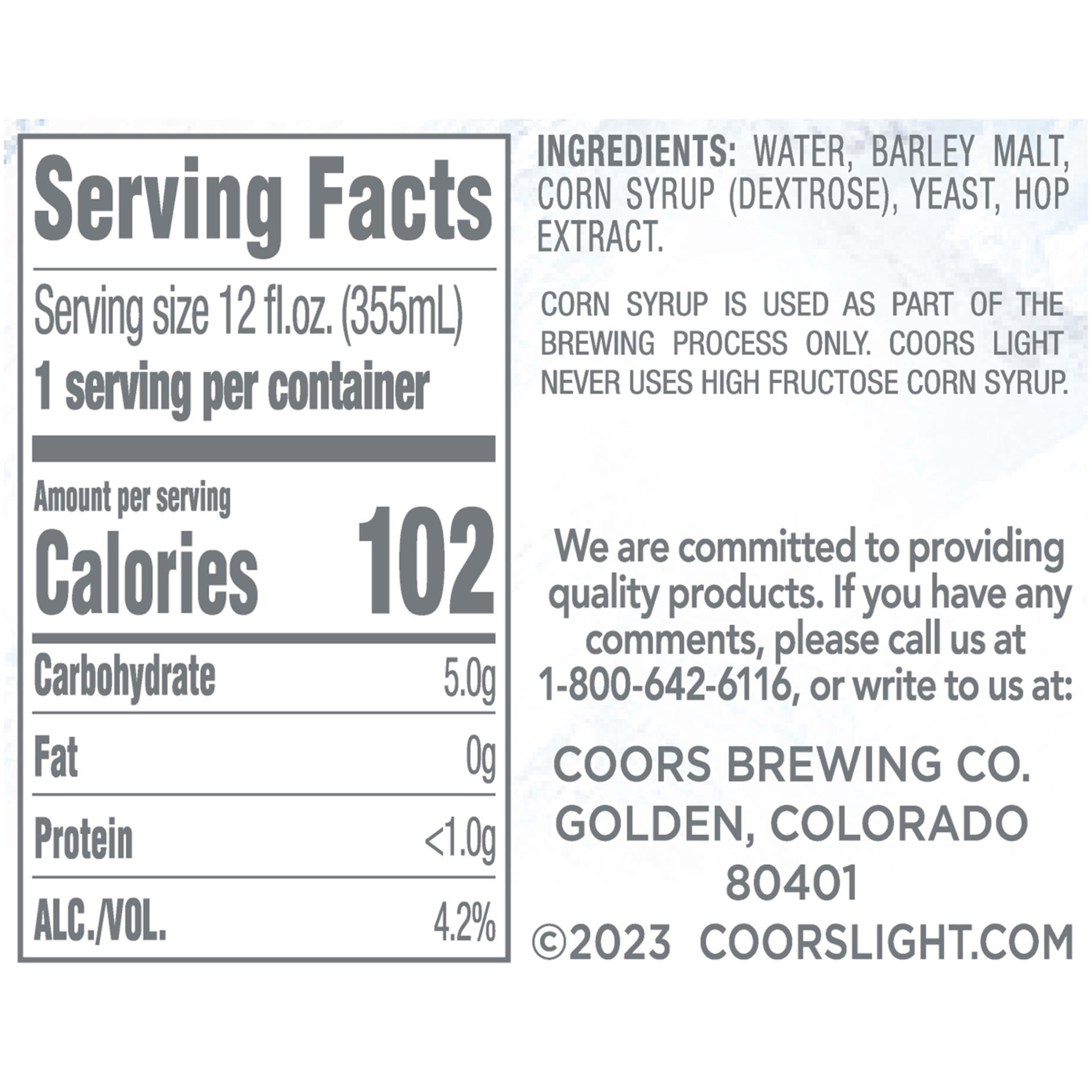 slide 2 of 5, Coors Light Beer, 12 ct; 12 oz