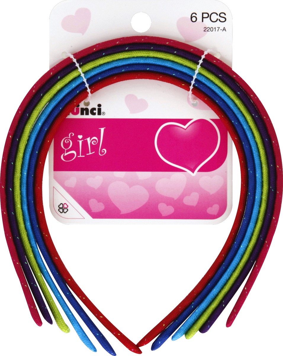 slide 2 of 2, scünci Scunci Girl Sport Headband, 6 ct