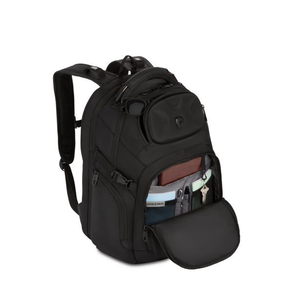slide 2 of 8, SwissGear Endure Lite Laptop Backpack With 17"" Laptop Pocket, Black, 1 ct