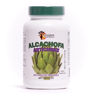 slide 1 of 1, Sunshine Naturals Alcachofa Artichoke Plus Boldus Capsules, 60 ct