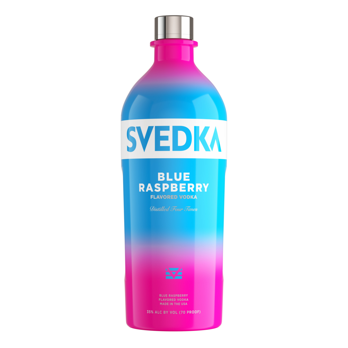 slide 1 of 4, Svedka Blue Raspberry Vodka, 1.75 liter