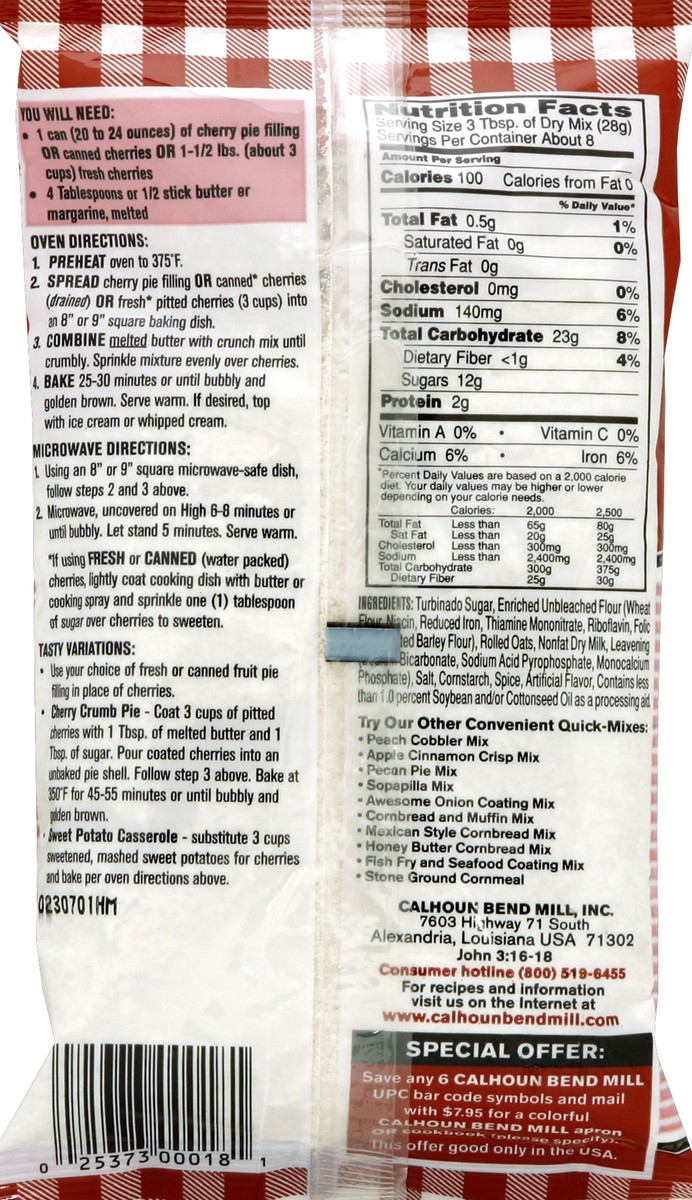 slide 3 of 6, Calhoun Bend Cherry Crunch Mix 8 oz, 8 oz