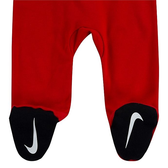 slide 4 of 4, Nike Newborn Futura Footie - Red, 1 ct