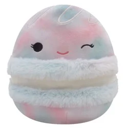 Squishmallows Lizmathe Winking Tie Dye Plush Macaroon