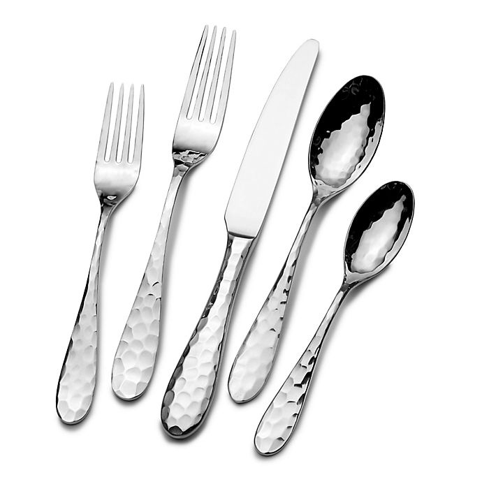 slide 1 of 1, Mikasa Lilah Flatware Set, 20 ct