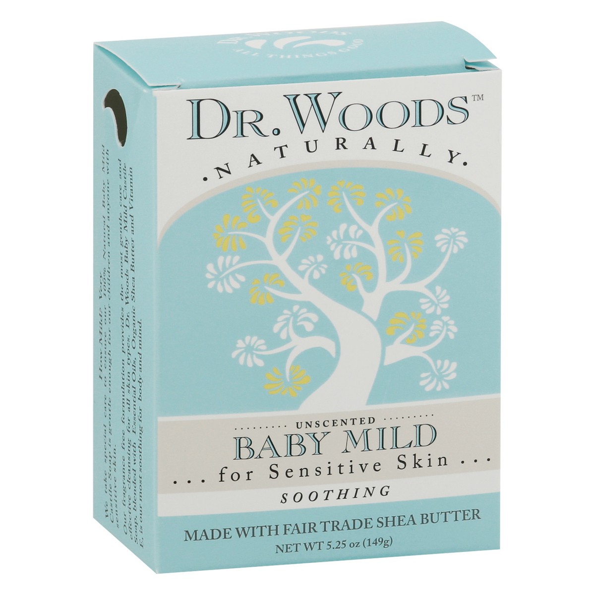 slide 5 of 9, Dr. Woods Baby Mild Soothing Unscented Soap 5.25 oz, 5.25 oz
