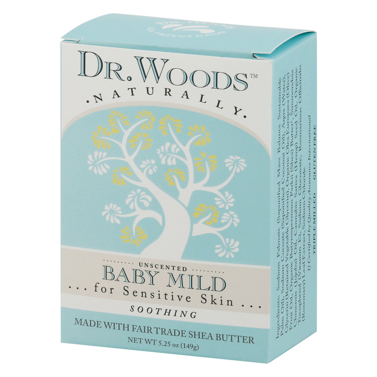 slide 2 of 9, Dr. Woods Baby Mild Soothing Unscented Soap 5.25 oz, 5.25 oz