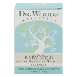 Dr. Woods Baby Mild Soothing Unscented Soap 5.25 oz
