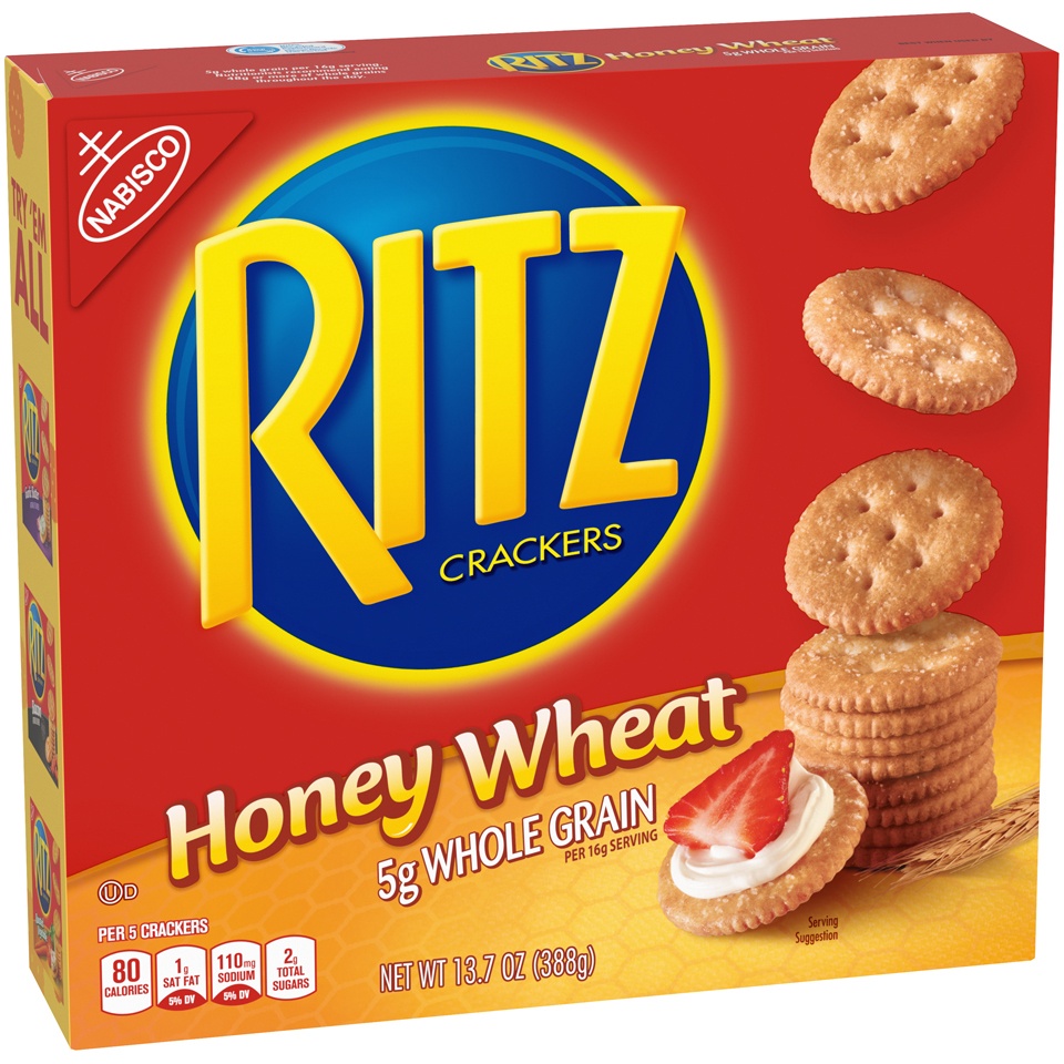 slide 4 of 7, Ritz Honey Wheat Crackers, 13.7 oz