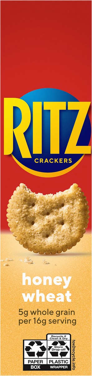 slide 7 of 9, RITZ Honey Wheat Crackers, 13.7 oz, 13.7 oz