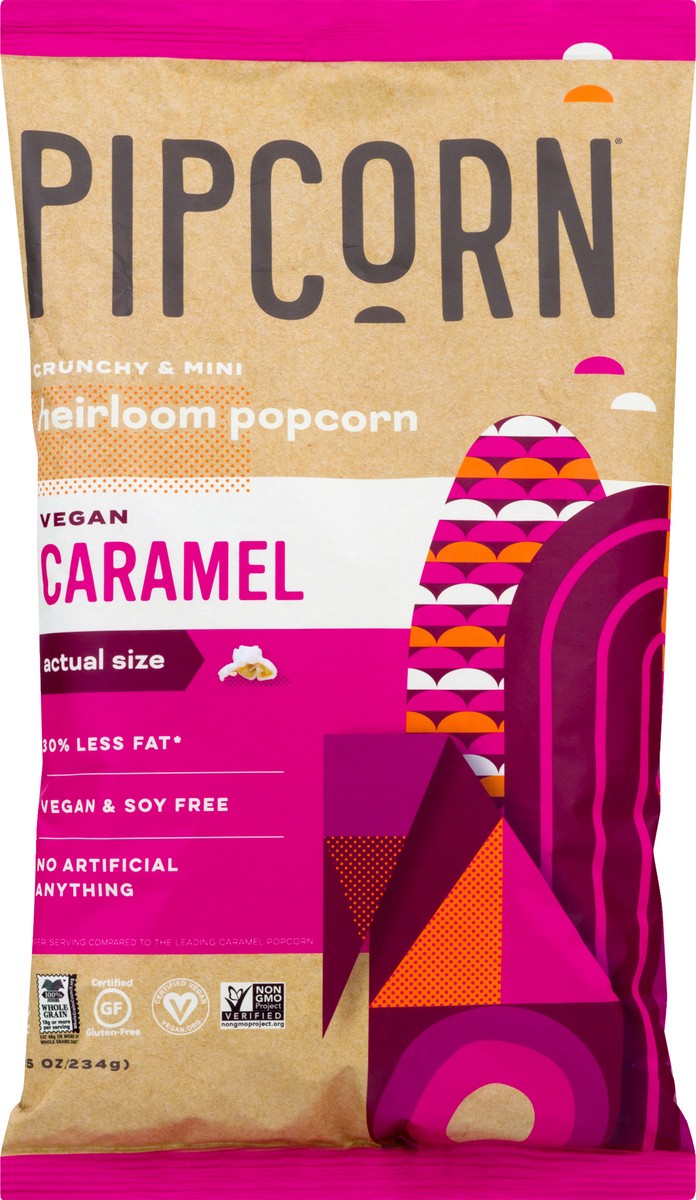 slide 7 of 9, Pipcorn Crunchy & Mini Heirloom Caramel Popcorn 8.25 oz, 8.25 oz