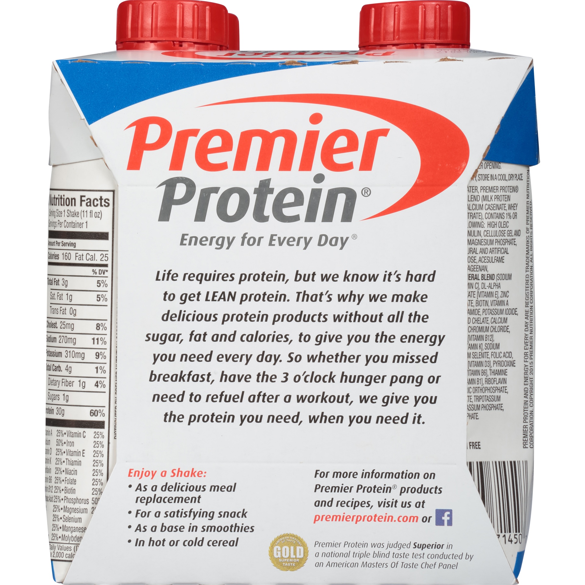 slide 6 of 8, Premier Protein High Protein Shake 4 ea, 