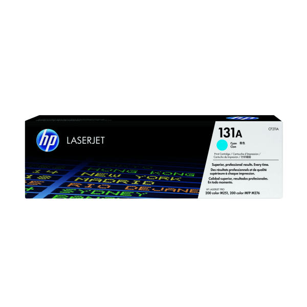 slide 1 of 7, Hp Cyan Toner Cartridge Hewcf211a, 1 ct