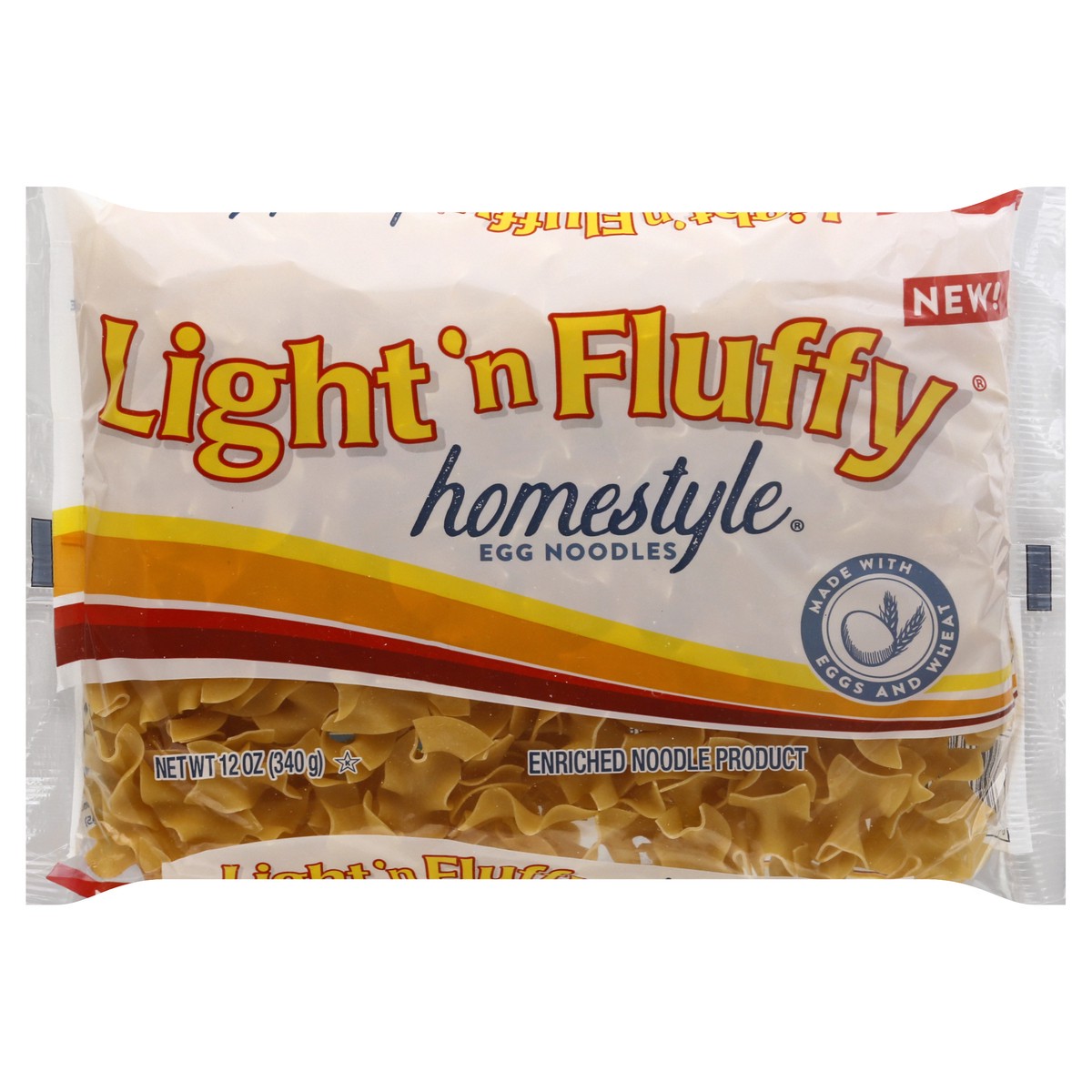 slide 1 of 11, Light 'n Fluffy Noodle Homestyl Egg, 12 oz