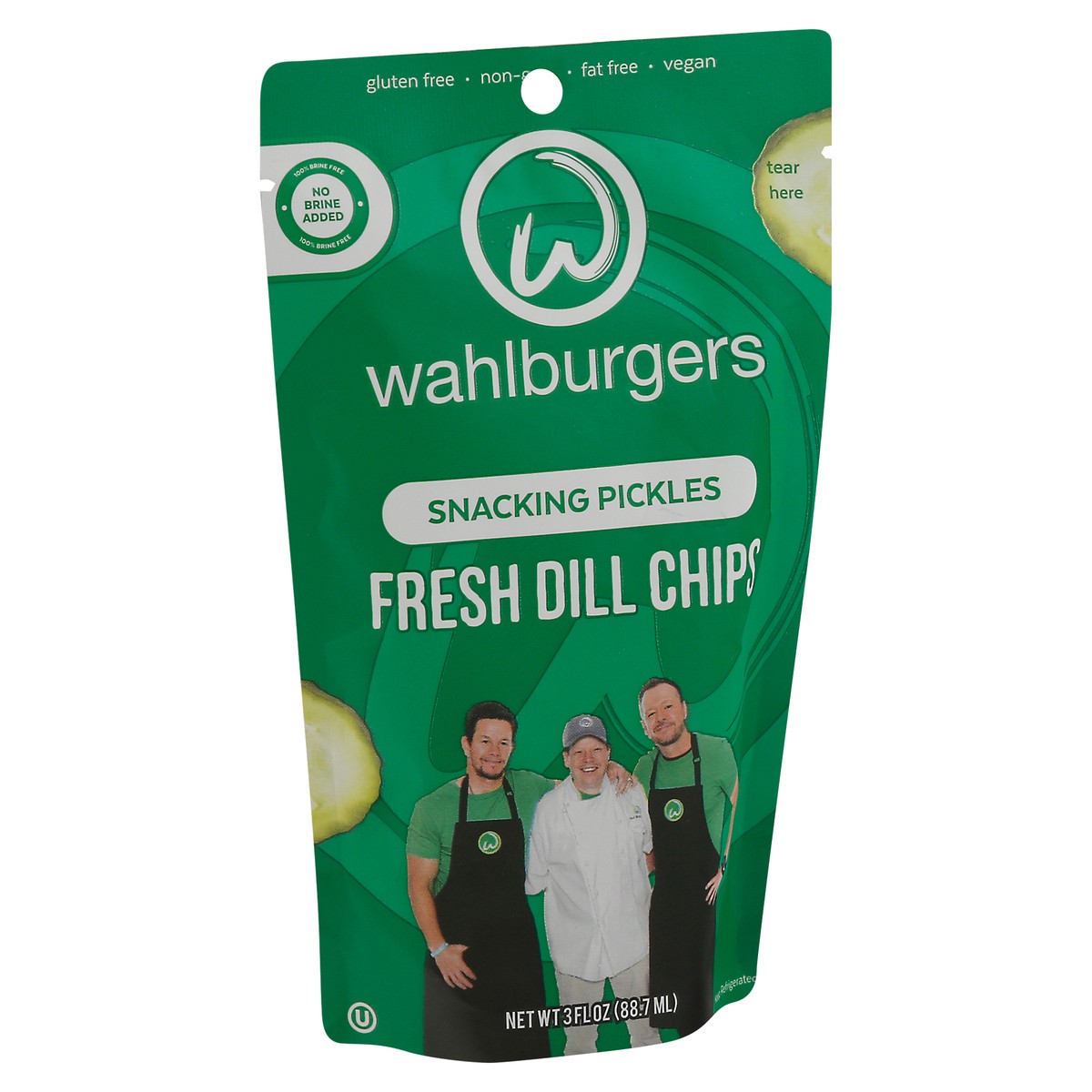 slide 3 of 9, Wahlburgers Fresh Dill Chips Snacking Pickles 3 fl oz, 3 oz