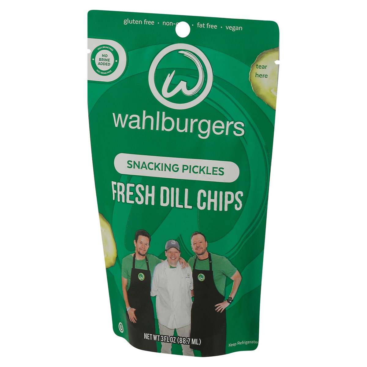 slide 4 of 9, Wahlburgers Fresh Dill Chips Snacking Pickles 3 fl oz, 3 oz