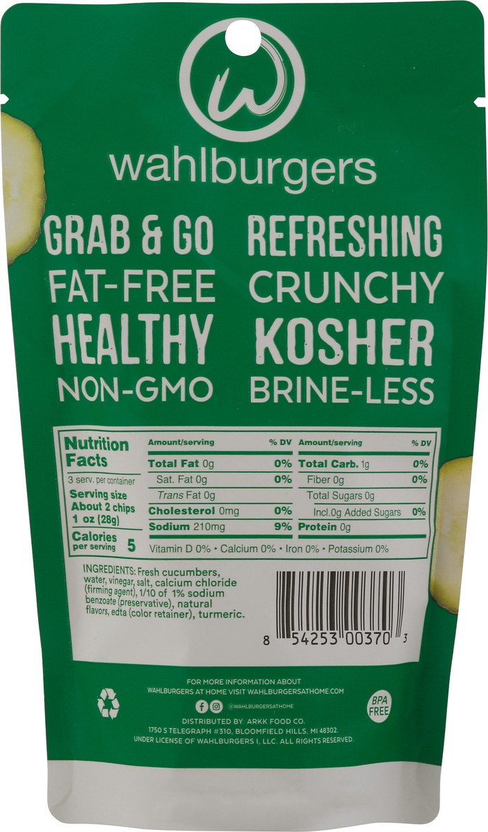 slide 7 of 9, Wahlburgers Fresh Dill Chips Snacking Pickles 3 fl oz, 3 oz
