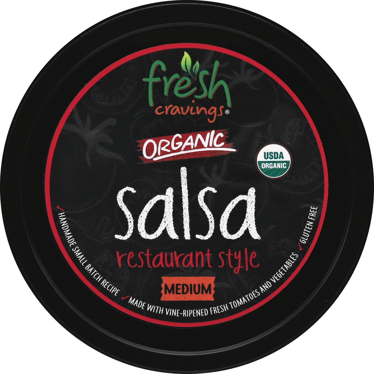 slide 7 of 10, Fresh Cravings Organic Restaurant Style Medium Salsa 16 oz, 16 oz