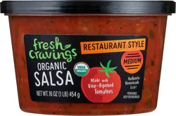 Fresh Cravings Organic Restaurant Style Medium Salsa 16 oz