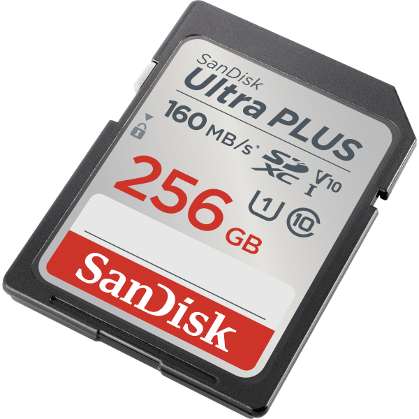slide 2 of 4, SanDisk® Ultra® PLUS SDXC™ Memory Card, 256GB, 1 ct