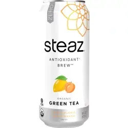 Steaz Iced Teaz Zero Calorie Peach Mango Green Tea