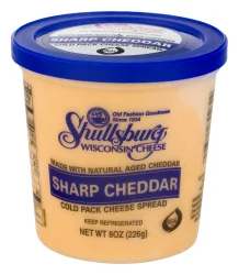 Shullsburg Cold Pack Cheese Spread Sharp Cheddar