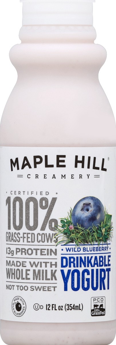 slide 4 of 4, Maple Hill Creamery Yogurt 12 oz, 12 oz