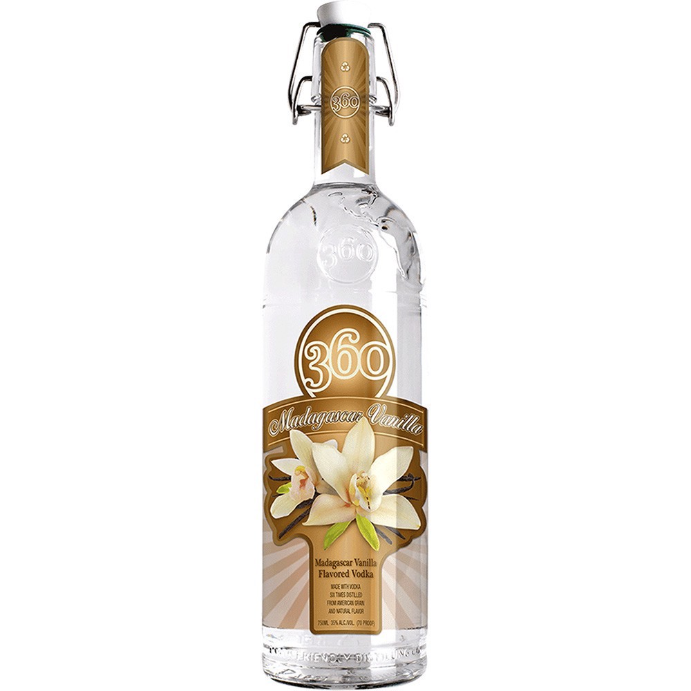 slide 1 of 1, 360 Madagascar Vanilla Vodka, 1 liter