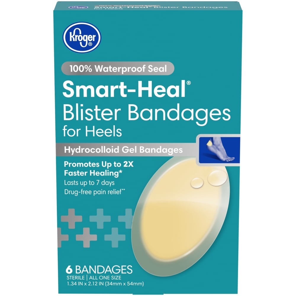 slide 1 of 1, Kroger Blister Bandages, 6 ct