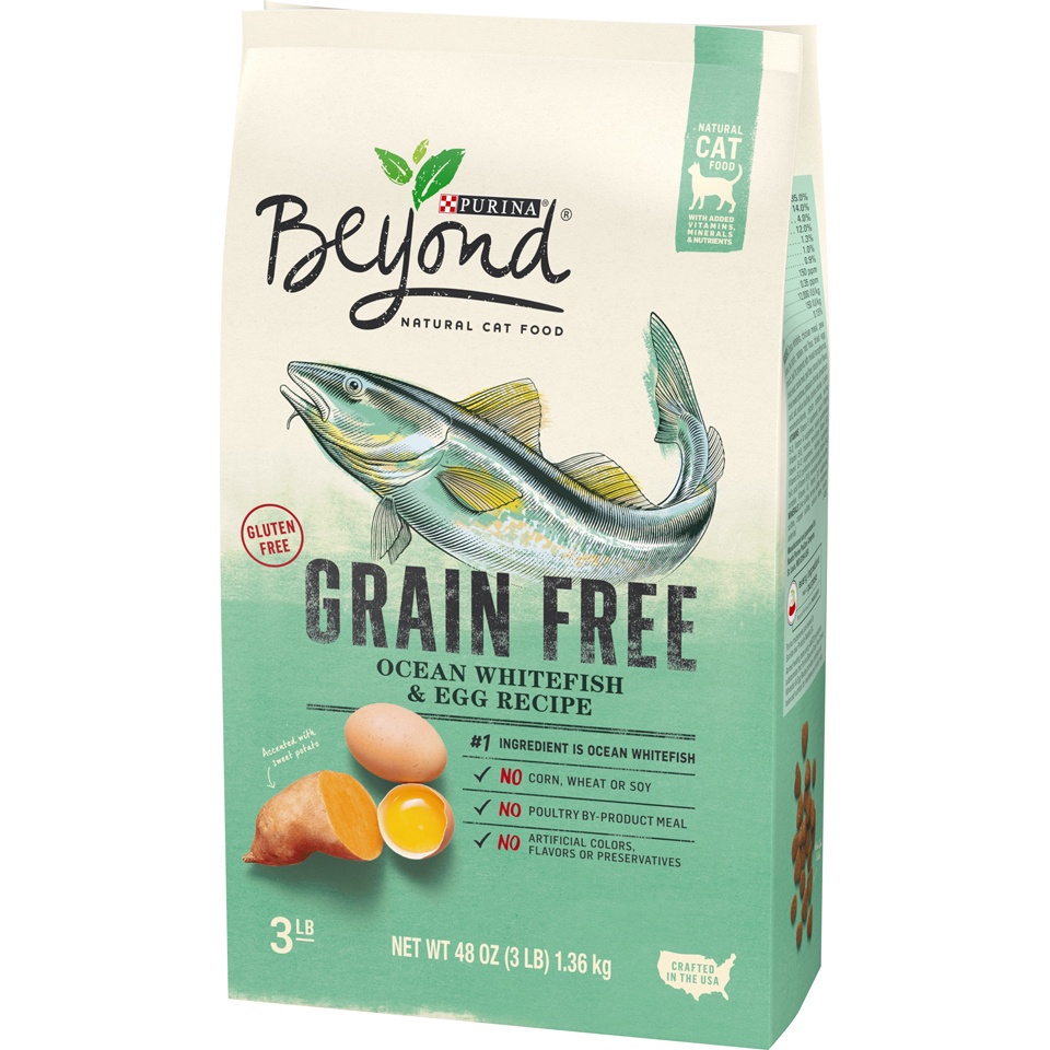 slide 3 of 7, Beyond Grain Free Ocean Whitefish Egg Recipe Cat Food, 3 lb